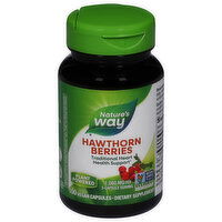 Nature's Way Hawthorn, 1080 mg, Vegan Capsules, Berries, 100 Each