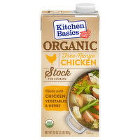 Kitchen Basics Stock, Organic, Free-Range Chicken, 32 Ounce