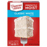 Duncan Hines Perfectly Moist Classic White Cake Mix, 15.25 Ounce
