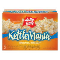 Jolly Time Microwave Popcorn, KettleMania, 3 Each