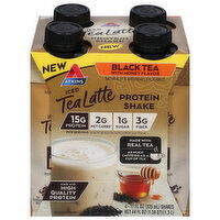 Atkins Protein Shake, Black Tea with Honey Flavor, 4 Each