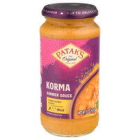 Patak's Korma Mild Simmer Sauce, 15 Ounce