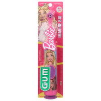 GUM Toothbrush, Barbie, Soft, 1 Each