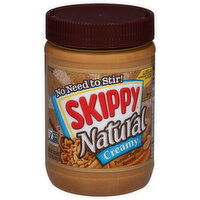 Skippy Peanut Butter Spread, Natural, Creamy, 26.5 Ounce