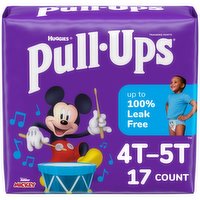 Pull-Ups Boys' Potty Training Pants Size 6, 4T-5T, 17 Each