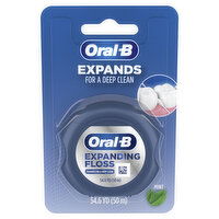 Oral-B Expands Expandable Dental Floss, Mint, Expands For A Deep Clean, 50M, 54.6 Each