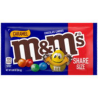 M&M'S M&M'S Caramel Milk Chocolate Candy, Share Size Bag, 2.83 Ounce