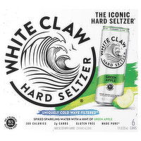 White Claw Hard Seltzer Hard Seltzer, Green Apple, 6 Each