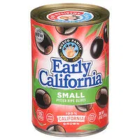 Early California Olives, Pitted Ripe, Small, 6 Ounce