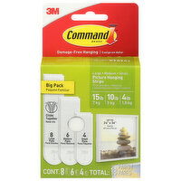 Command Picture Hanging Strips, Large, Big Pack, 18 Each