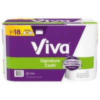 Viva Signature Cloth Towels, Choose-A-Sheet, Triple Rolls, 1-Ply, 6 Each