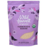 Wild Harvest Sugar, Organic, Turbinado, 16 Ounce