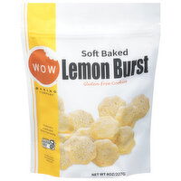 Wow Baking Company Cookies, Gluten-Free, Soft Baked, Lemon Burst, 8 Ounce