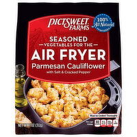Pictsweet Farms Vegetables for the Air Fryer Seasoned Parmesan Cauliflower with Salt & Cracked Pepper, 11 Ounce