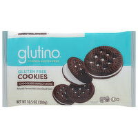 Glutino Cookies, Gluten Free, Chocolate Vanilla Creme, 10.5 Ounce