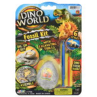 Dino World Toy, Fossil Kit, 6 Styles, 1 Each