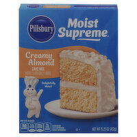 Pillsbury Moist Supreme Cake Mix, Creamy Almond, 15.25 Ounce