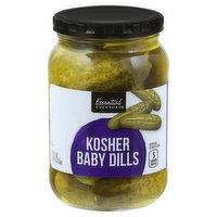 Essential Everyday Kosher Dill, Baby, 16 Ounce