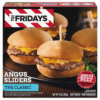 TGI Fridays Angus Sliders, The Classic, 10 Ounce