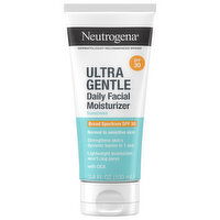 Neutrogena Daily Facial Moisturizer, Sunscreen, Ultra Gentle, Broad Spectrum SPF 30, 3.4 Fluid ounce