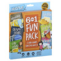 Hoyle Playing Cards, 6 in 1, Fun Pack, 1 Each