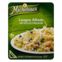 Michelina's Lasagna Alfredo, with Broccoli & Mozzarella, 8.5 Ounce