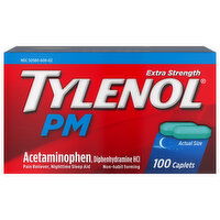 Tylenol PM Extra Strength Caplets Sleep Aid, 100 Each