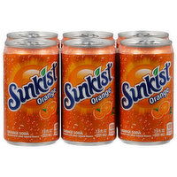 Sunkist Soda, Orange, 6 Pack, 6 Each