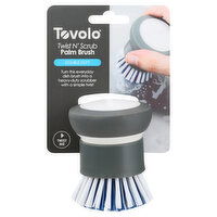 Tovolo Palm Brush, Twist N' Scrub. Double Duty, 1 Each