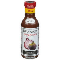 Briannas Marinades, Classic Steak, 12 Fluid ounce