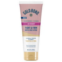 Gold Bond Body & Face Lotion, Age Renew, Tight & Firm, 8 Ounce