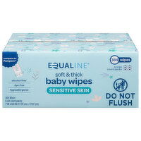 Equaline Baby Wipes, Soft & Thick, Sensitive Skin, 6 Each