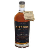 Amador Whiskey Whiskey, Kentucky Bourbon, Double Barrel, 750 Millilitre