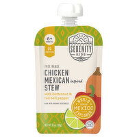 Serenity Kids Stew, with Butternut & Red Bell Pepper, Chicken Mexican, Free Range, 6+ Months, 3.5 Ounce