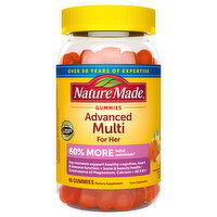 Nature Made Advanced Multi, for Her, Gummies, Tropical Fruit, 90 Each