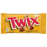 Twix Cookie Bars, Caramel & Milk Chocolate, 2.65 Ounce