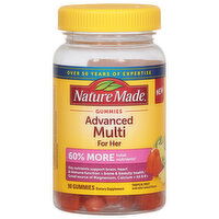 Nature Made Multi, for Her, Advanced, Tropical Fruit, Gummies, 90 Each