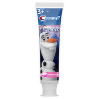 Crest Kids Toothpaste with Fluoride featuring Disney's Frozen, Bubblegum Flavor, for Ages 3+, 4.2 Ounce