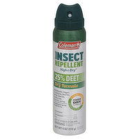 Coleman High & Dry Insect Repellent, Ultra Dry Formula, Unscented, 4 Ounce