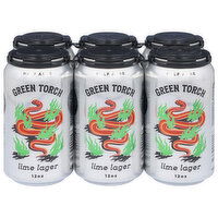 Half Acre Beer, Lime Lager, Green Torch, 6 Each