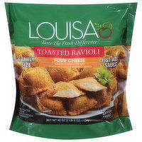 Louisa Ravioli, Toasted, Four Cheese, Family Size, 40 Ounce