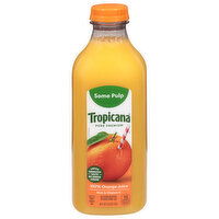 Tropicana 100% Orange Juice, Some Pulp, 46 Fluid ounce