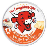 The Laughing Cow Smoked Gouda Variety Spreadable Cheese Wedges, 8 Each