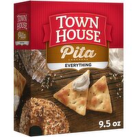 Town House Oven Baked Crackers, Everything Flavor, 9.5 Ounce