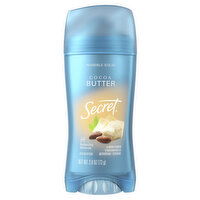 Secret Fresh Secret Fresh Invisible Solid Antiperspirant and Deodorant, Cocoa Butter, 2.6 oz, 2.6 Ounce