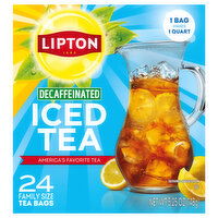 Lipton Decaffeinated Iced Tea Family Size, 24 Each