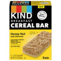 Kind Cereal Bar, Breakfast, Honey Nut with Almonds, 6 Each