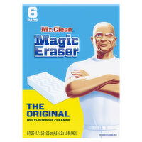 Mr. Clean Magic Eraser Mr. Clean Magic Eraser Sponge, All Purpose Cleaner, Original, 6ct, 6 Each