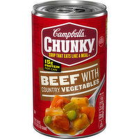 Campbell's® Chunky® Beef Soup with Country Vegetables, 18.8 Ounce