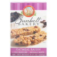 Sunbelt Bakery Granola Bars, Chewy, Oatmeal Raisin, 8 Each